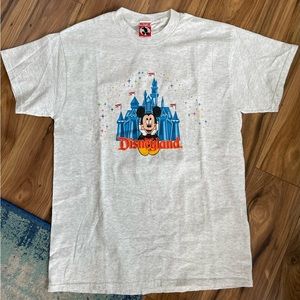 Vintage Disneyland castle Mickey Mouse shirt